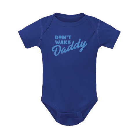 Don’t Wake Daddy Blue Onesie