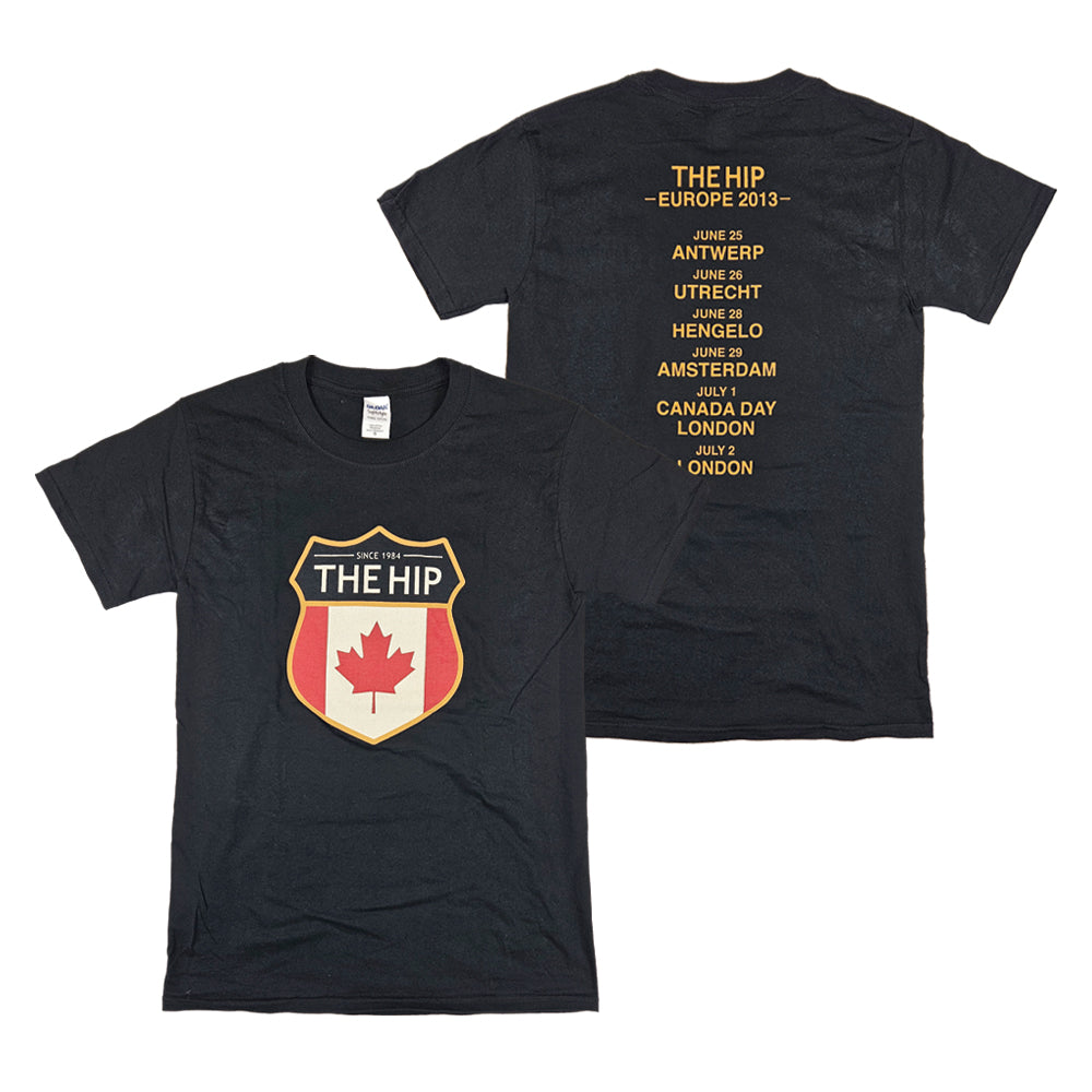 The Tragically Hip Vintage Europe 2013 Tee