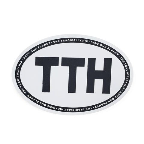 The Tragically Hip. TTH Save Our Planet Sticker